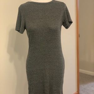 Brandy Melville Ribbed T-Shirt Dress